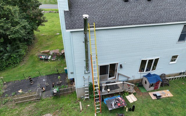 Class A Pipe Install by ABC Chimney Solutions in Connecticut