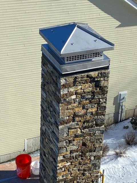 New Chimney Cap by ABC Chimney Solutions in Connecticut