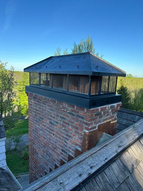 New Chimney Cap by ABC Chimney Solutions in Connecticut