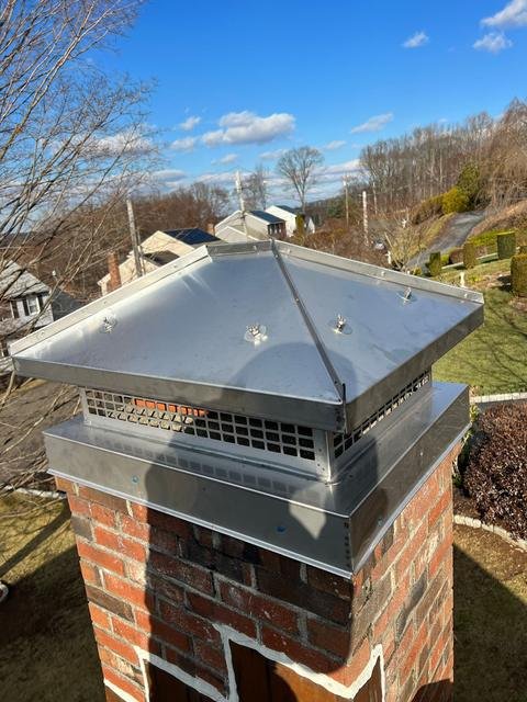 New Chimney Cap by ABC Chimney Solutions in Connecticut