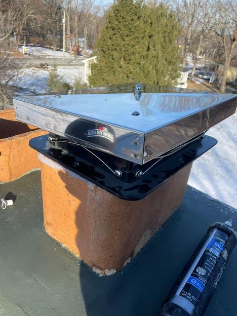 New Chimney Cap by ABC Chimney Solutions in Connecticut