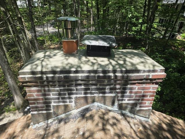 New Chimney Crown by ABC Chimney Solutions in Connecticut