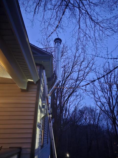 Wood Stove Install by ABC Chimney Solutions in Connecticut